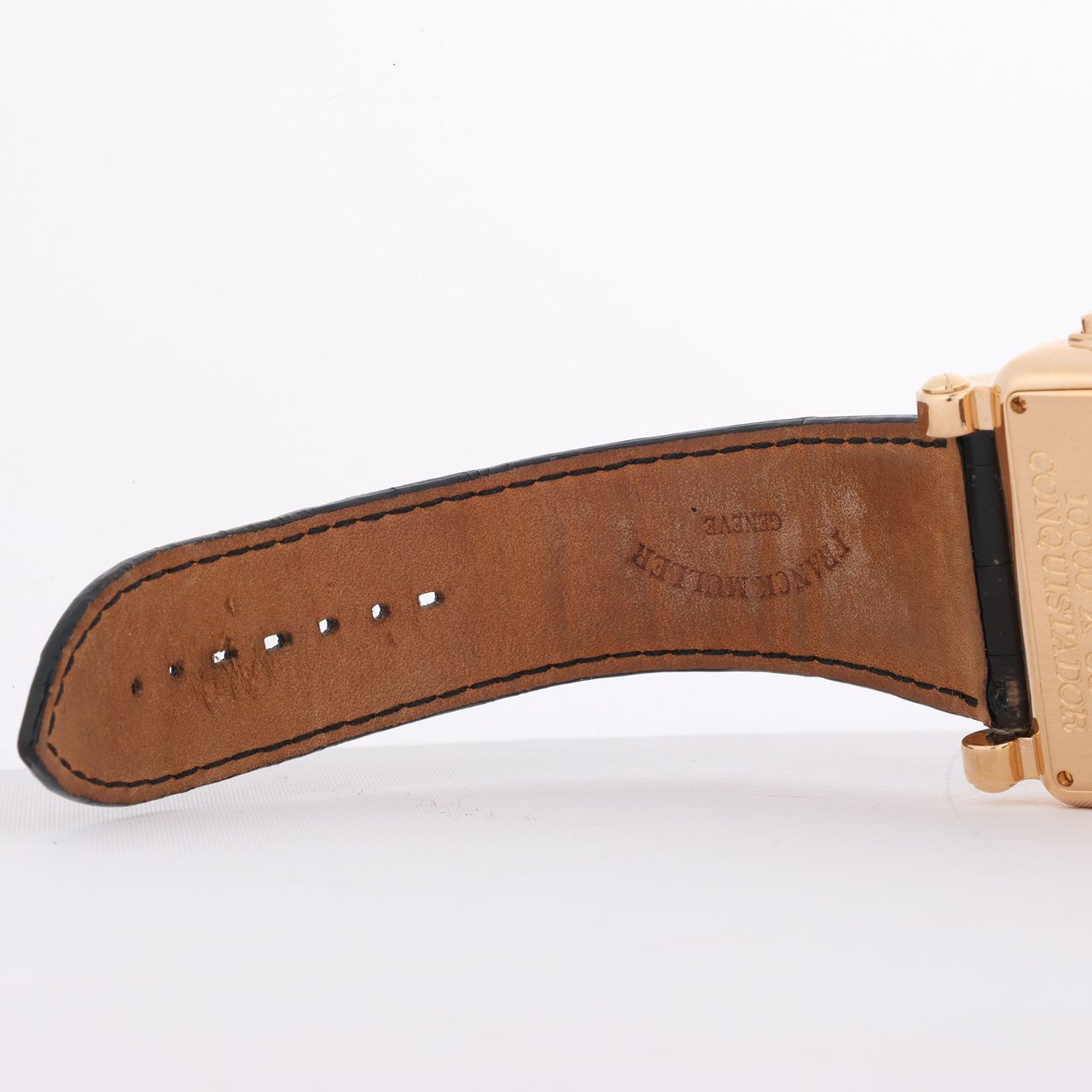 Franck Muller Franck Muller Conquistador Cortez 10000 H CC Leather x RS AT Silver-Face Watch Zilver