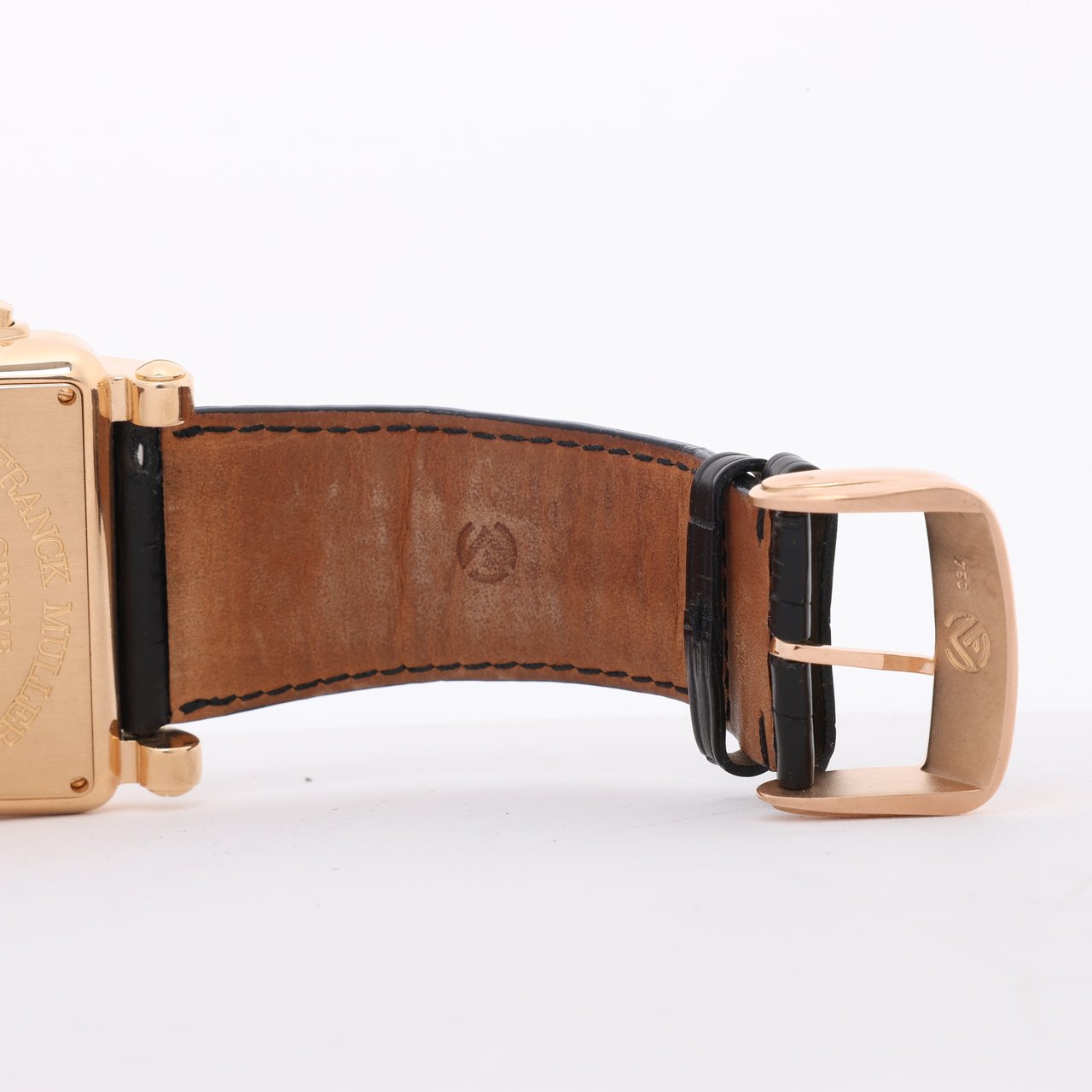 Franck Muller Franck Muller Conquistador Cortez 10000 H CC Leather x RS AT Silver-Face Watch Zilver