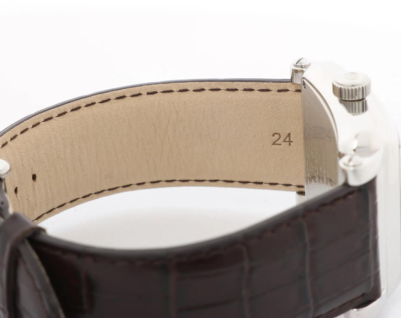 Franck Muller Conquistador 10002MQZ #10 Leather x SS QZ Watch with Brown Dial Bruin