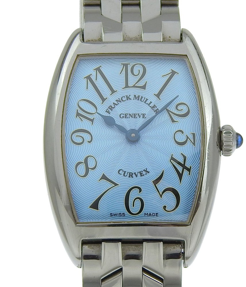 Franck Muller Franck Muller Cintree Curvex Quartz Watch Stainless Steel 25 Divers