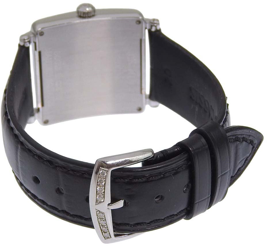 Franck Muller Master Square Quartz Stainless Steel and Alligator with Diamond Bezel and Lugs 29 Divers