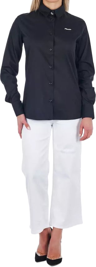 Frankie Morello White Cotton Women Cropped Trouser Wit