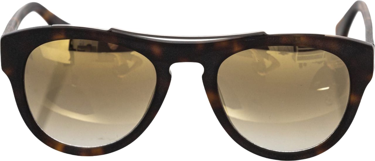 Frankie Morello Frankie Morello Brown Acetate Mens Sunglasses Bruin