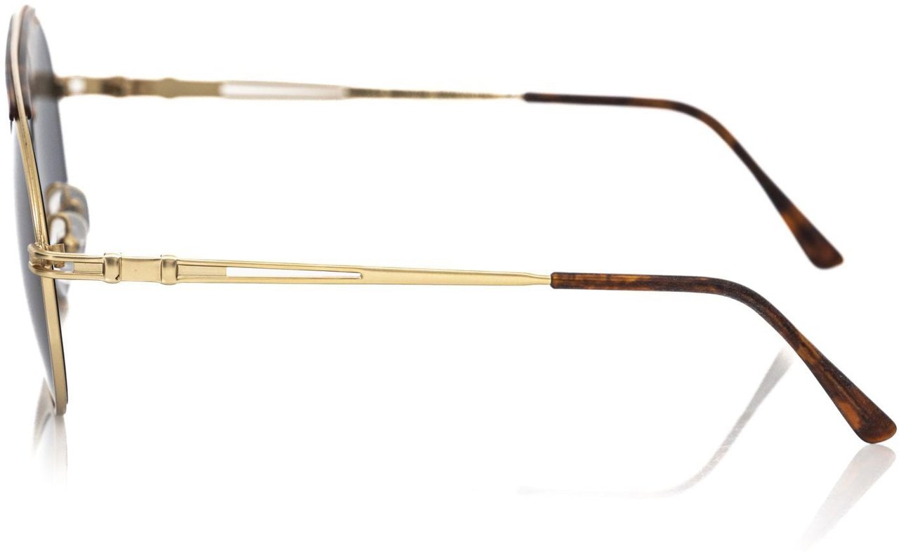 Frankie Morello Frankie Morello Brown Metallic Fibre Men Sunglass Bruin