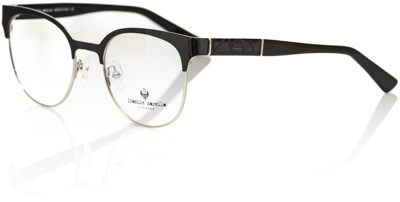 Frankie Morello Black Acetate Women's Frame Zwart