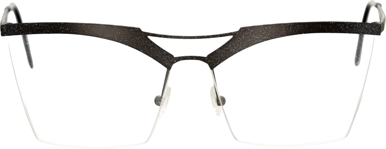 Frankie Morello Black Metallic Women's Frame Zwart