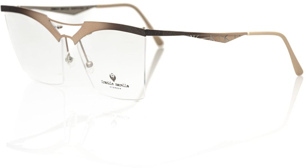 Frankie Morello Frankie Morello Gold Metallic Women Frame Goud