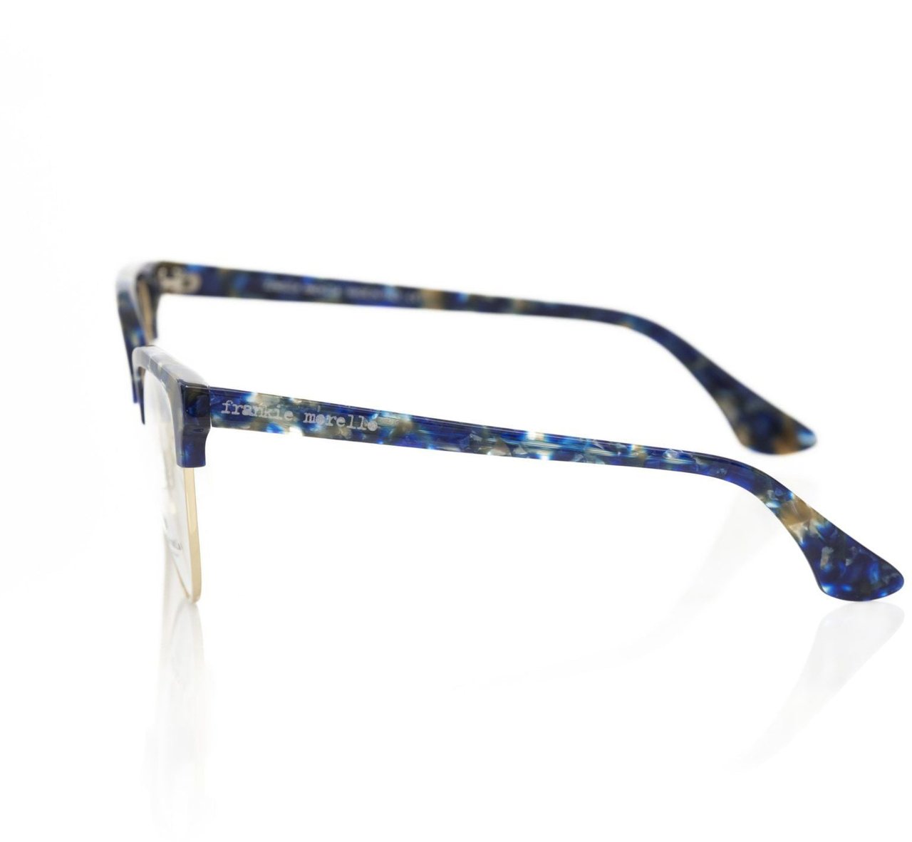 Frankie Morello Frankie Morello Blue Metallic Women's Frame Blauw
