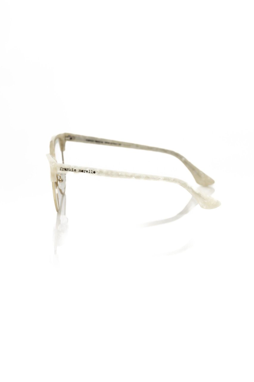 Frankie Morello Frankie Morello White Metallic Women's Frame Wit