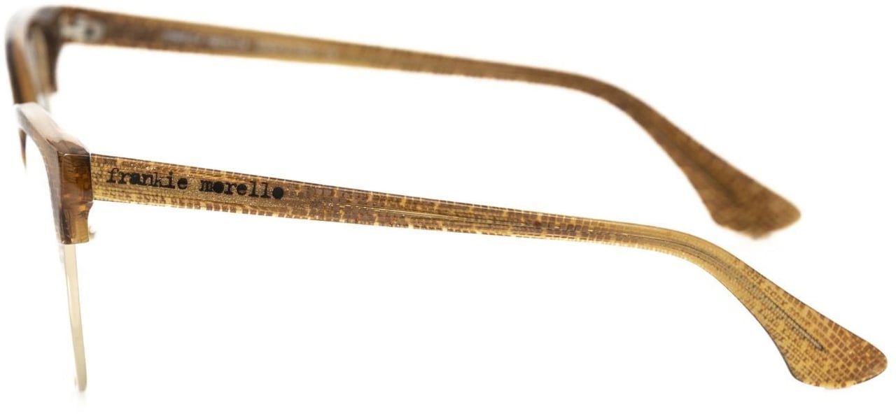 Frankie Morello Frankie Morello Brown Metallic Fibre Women Frame Bruin
