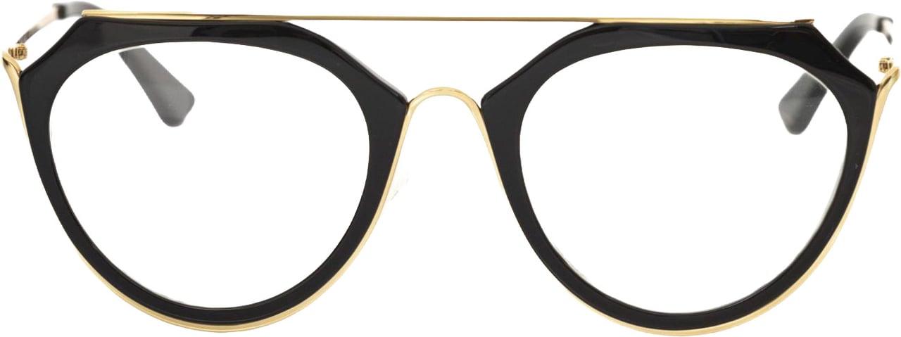 Frankie Morello Black Acetate Frames Zwart