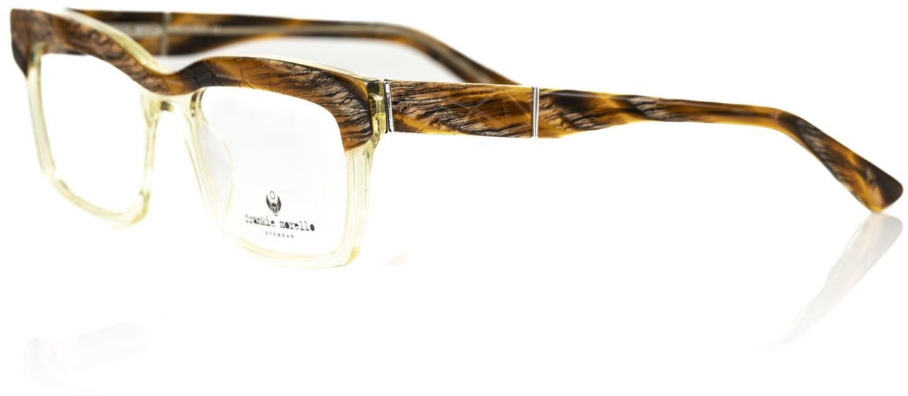 Frankie Morello Frankie Morello Brown Acetate Men's Frame Bruin