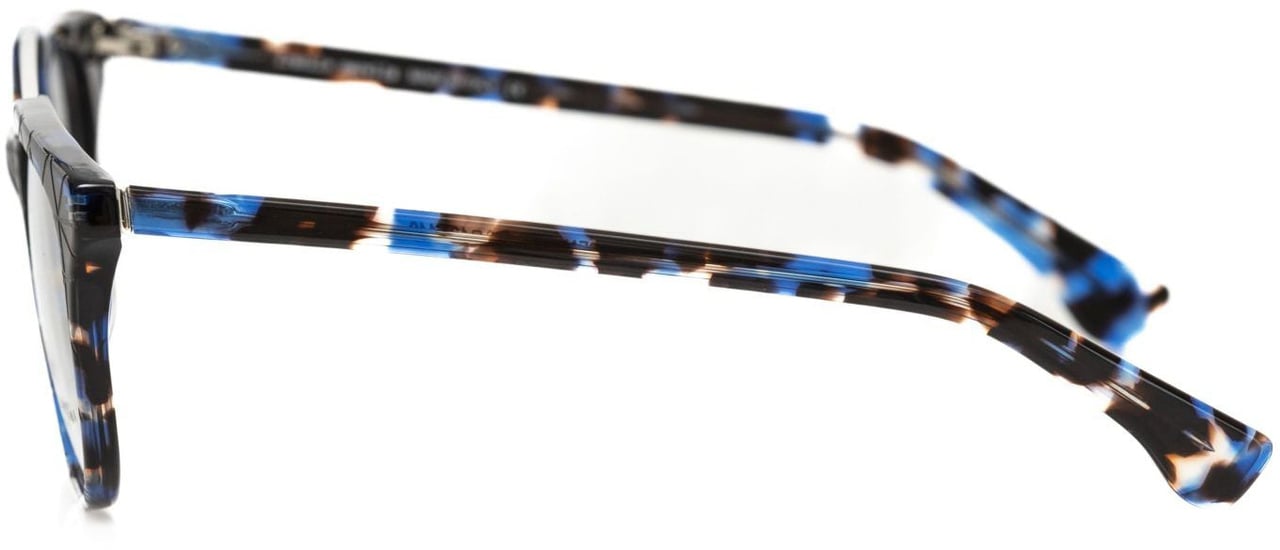 Frankie Morello Frankie Morello Blue Acetate Men's Frame Blauw