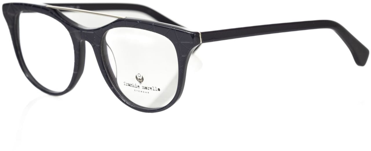 Frankie Morello Frankie Morello Blue Acetate Men's Frame Blauw