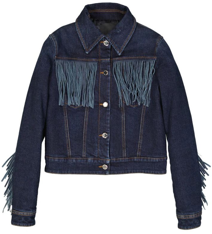 Frankie Morello Frankie Morello Blue Cotton Denim Jacket Blauw