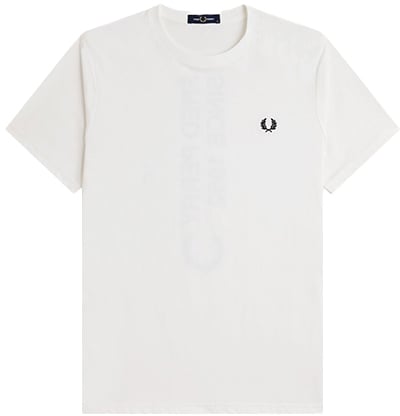 Fred Perry Fred Perry Bold Branding T-Shirt Wit