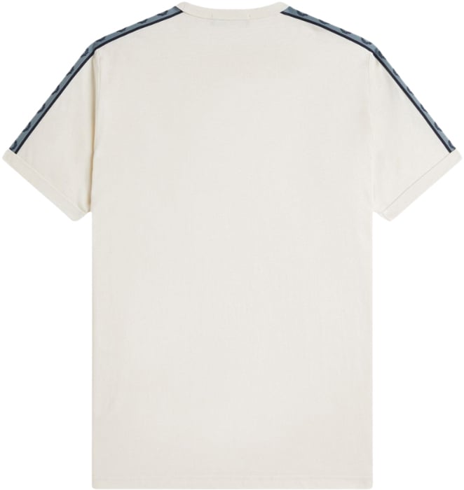 Fred Perry Fred Perry Contrast Tape Ringer T-Shirt Beige