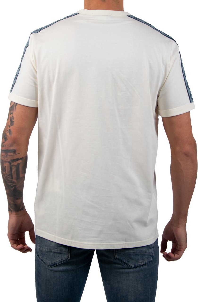 Fred Perry Fred Perry Contrast Tape Ringer T-Shirt Beige
