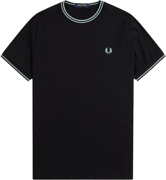 Fred Perry Fred Perry Twin Tipped T-Shirt Zwart