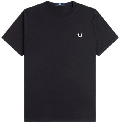 Fred Perry Fred Perry Bold Branding T-Shirt Zwart