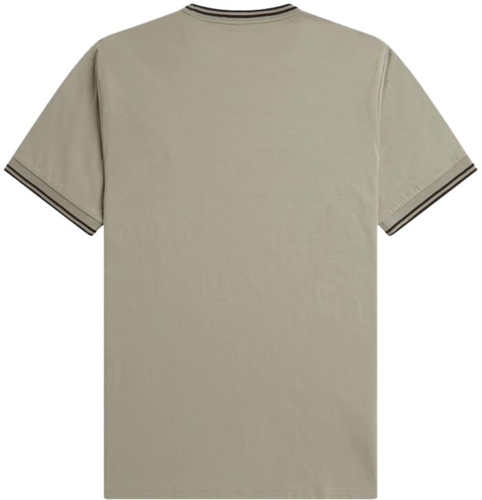 Fred Perry Fred Perry Twin Tipped T-Shirt Grijs