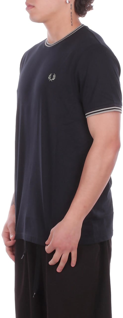 Fred Perry T-Shirts And Polos Navy Green Navy