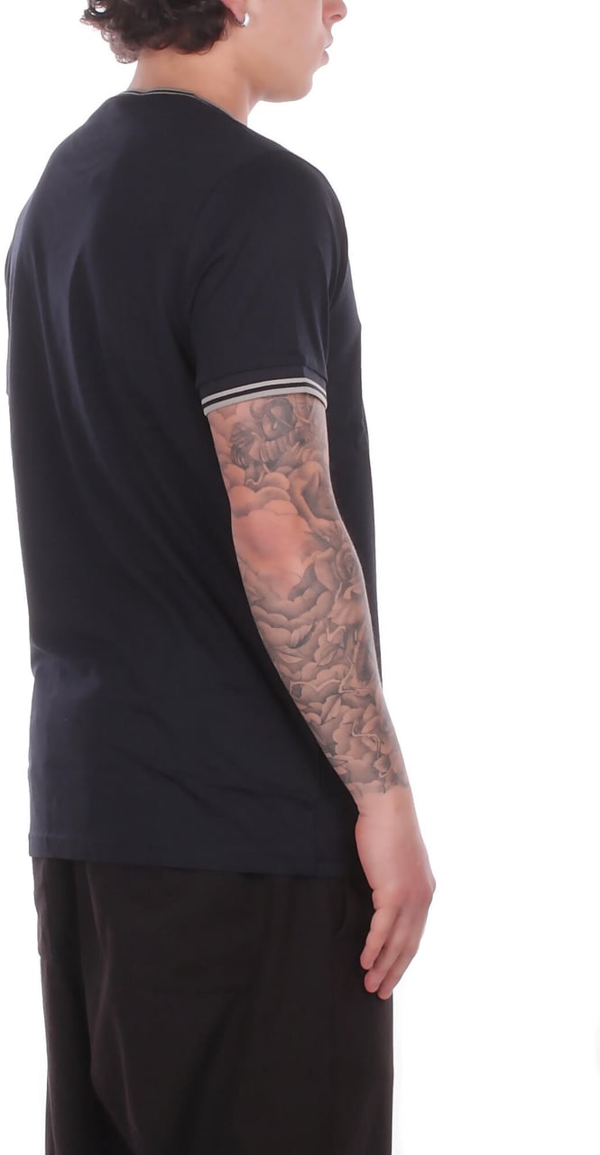 Fred Perry T-Shirts And Polos Navy Green Navy