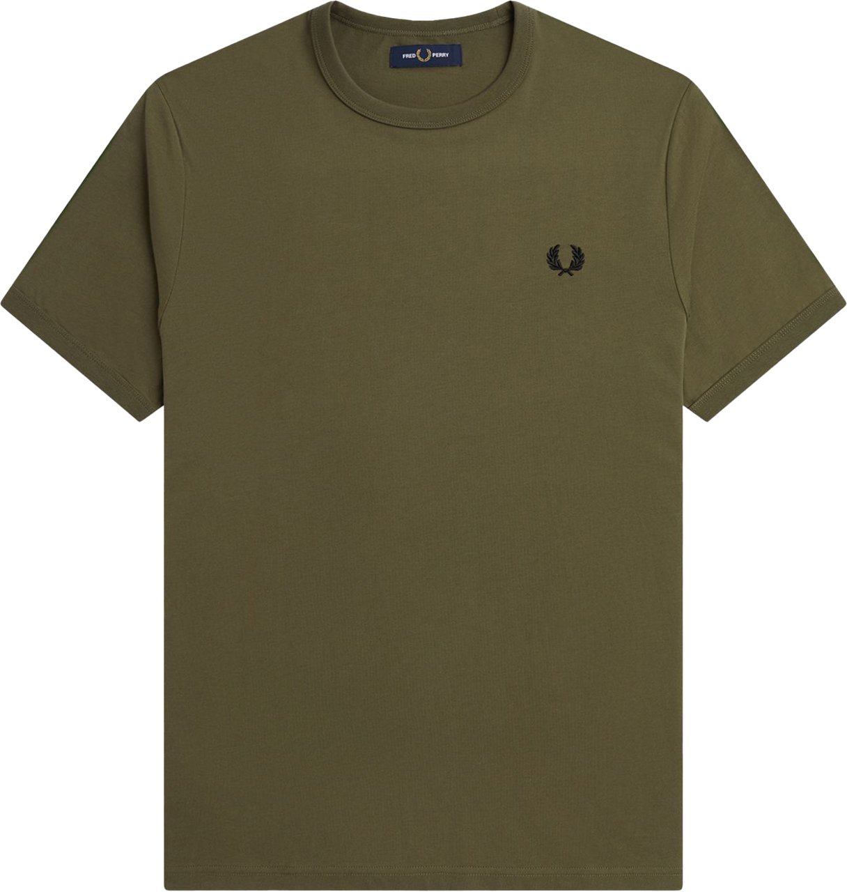 Fred Perry Fred Perry Ringer T-Shirt Groen