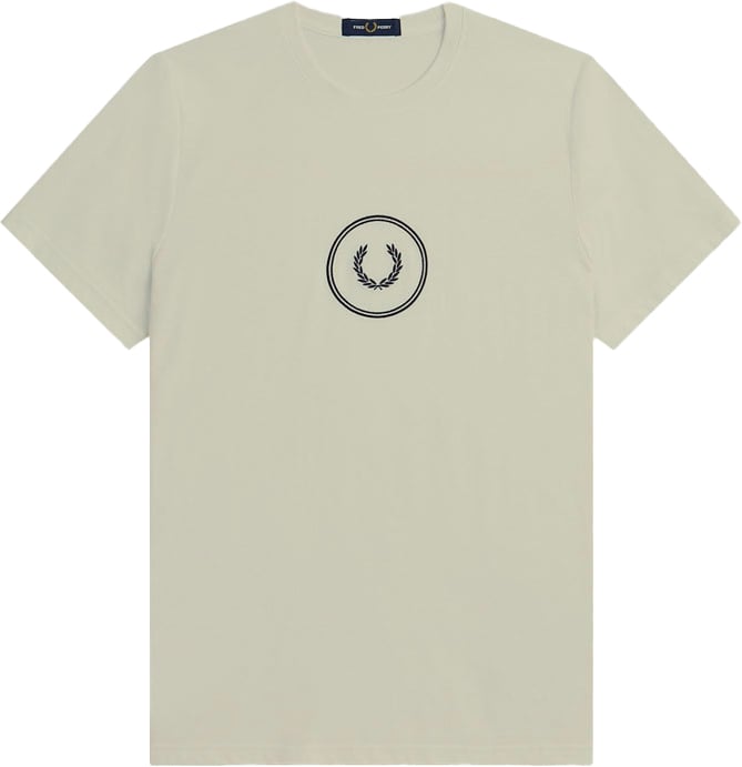 Fred Perry Fred Perry Circle Branding T-Shirt Groen