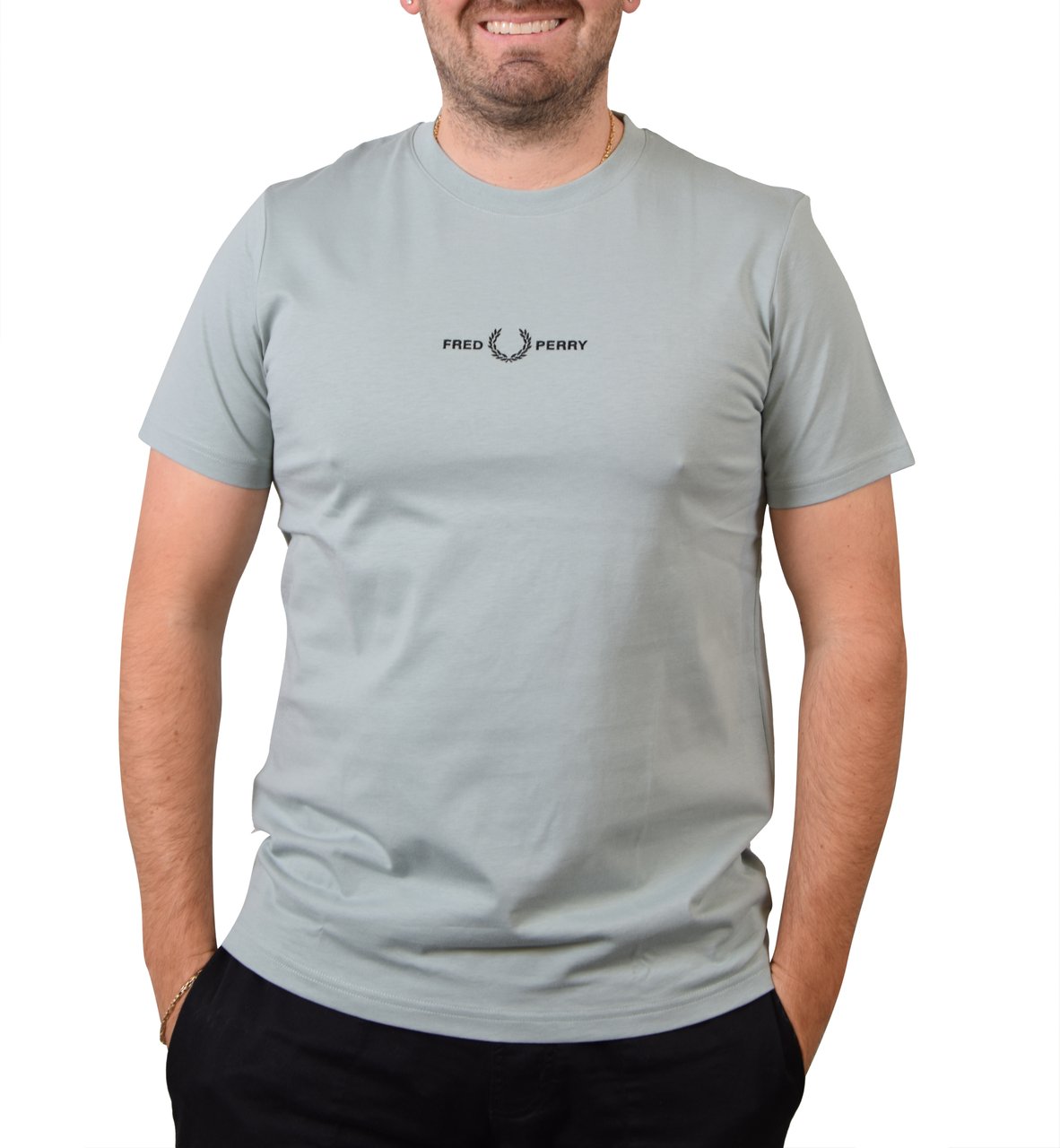 Fred Perry Fred Perry Embroidered T-Shirt Groen