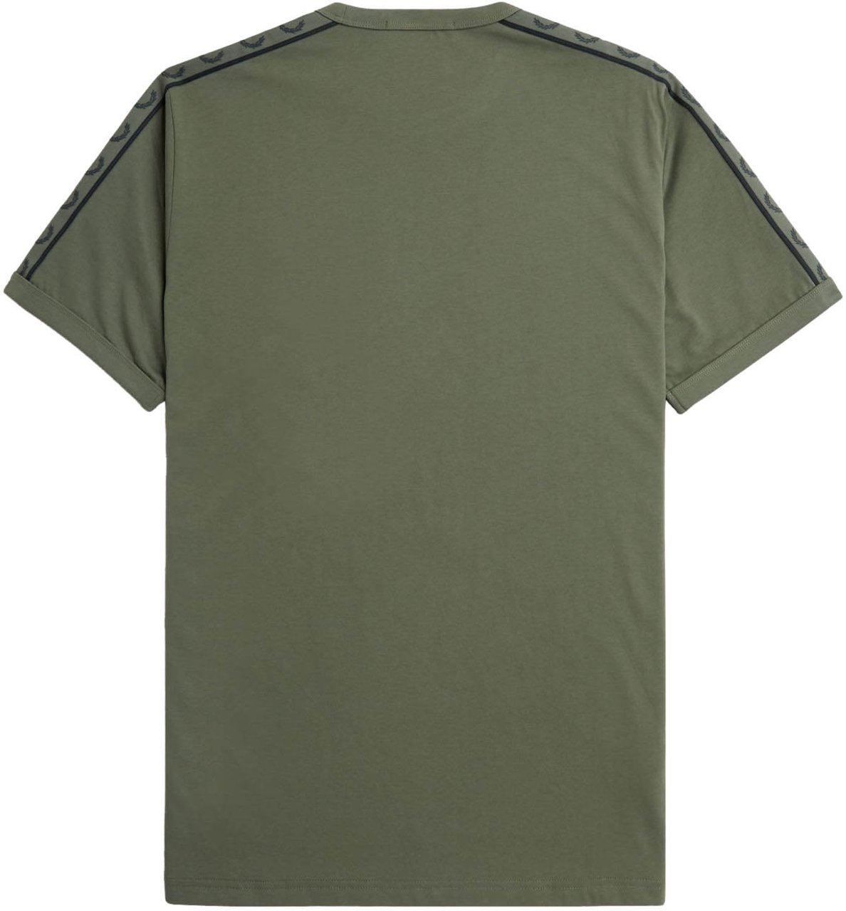 Fred Perry Fred Perry Contrast Tape Ringer  T-Shirt Groen