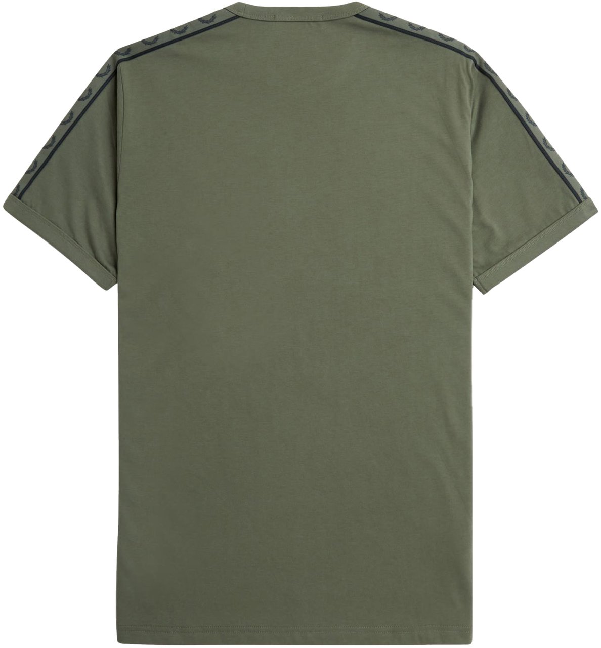 Fred Perry Fred Perry Contrast Tape Ringer  T-Shirt Groen
