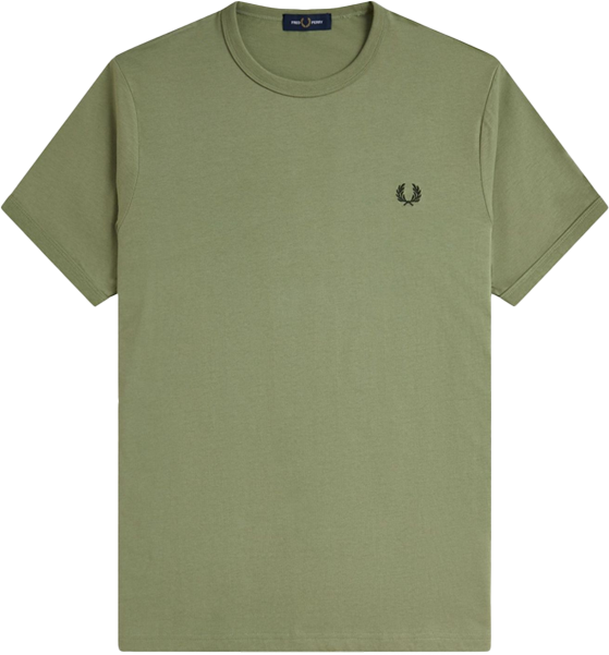 Fred Perry Fred Perry Ringer T-Shirt Groen