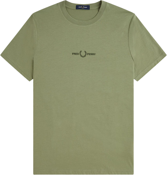 Fred Perry Fred Perry Embroidered T-Shirt Groen