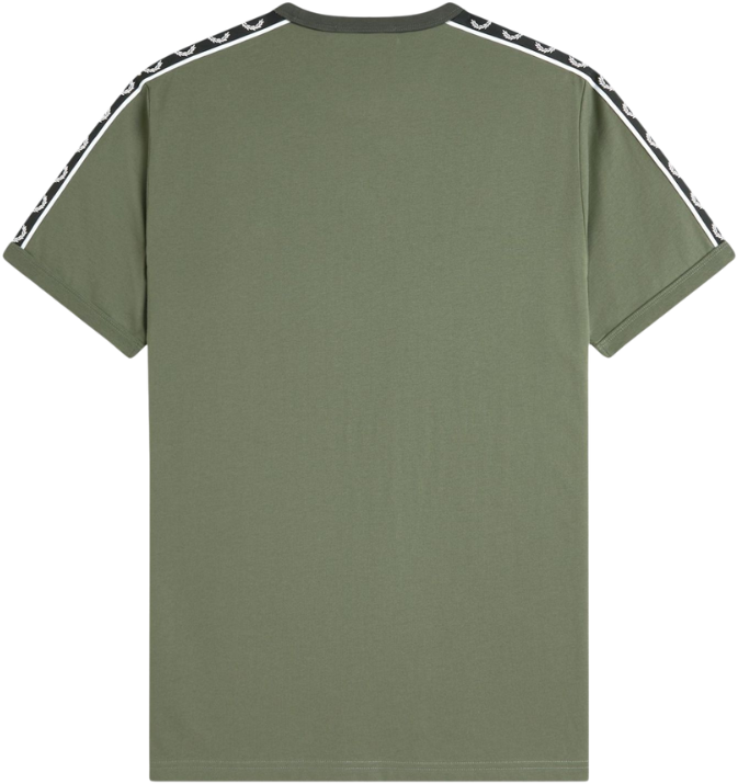 Fred Perry Fred Perry Contrast Tape Ringer T-Shirt Groen