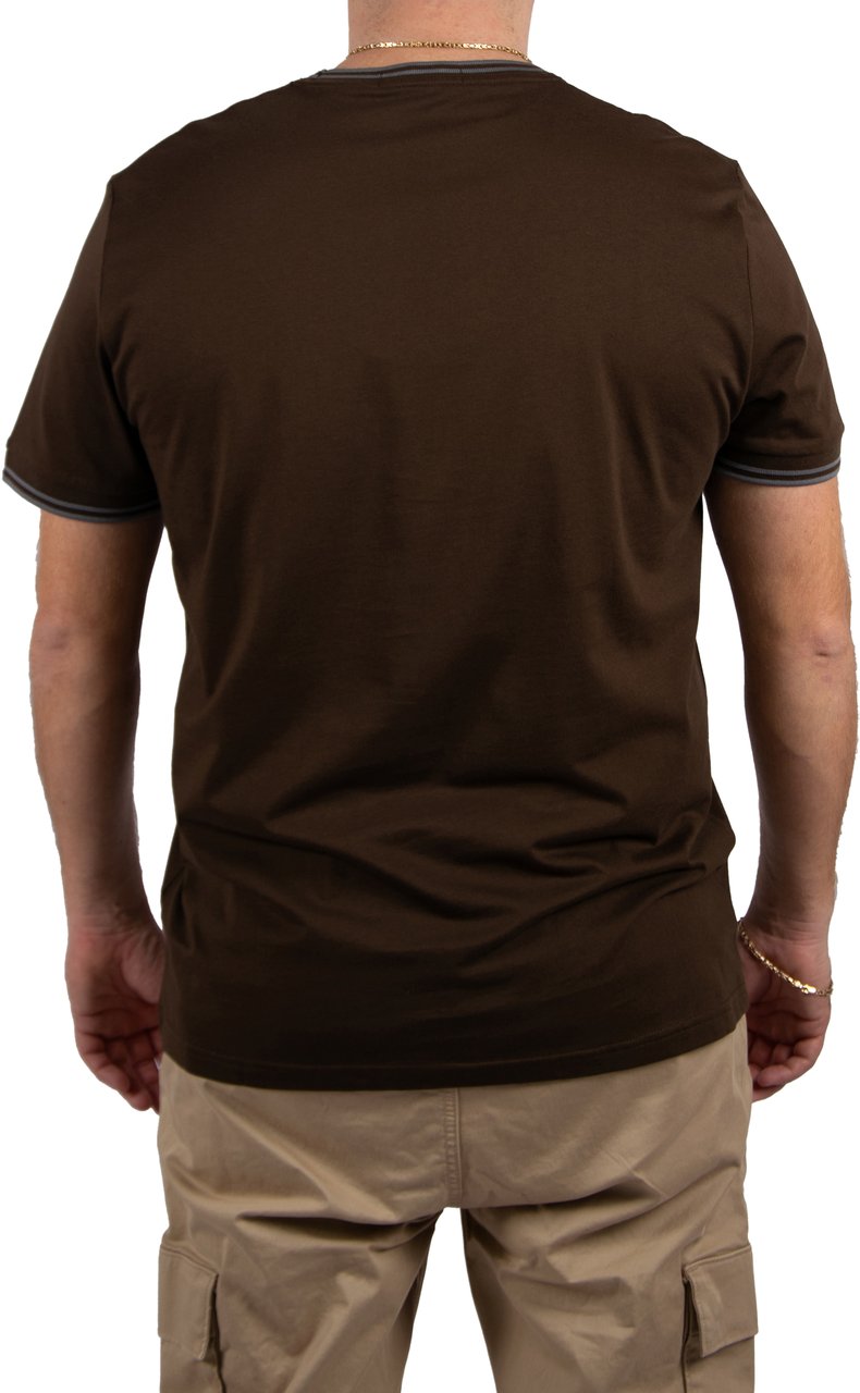 Fred Perry Fred Perry Twin Tipped T-Shirt Bruin