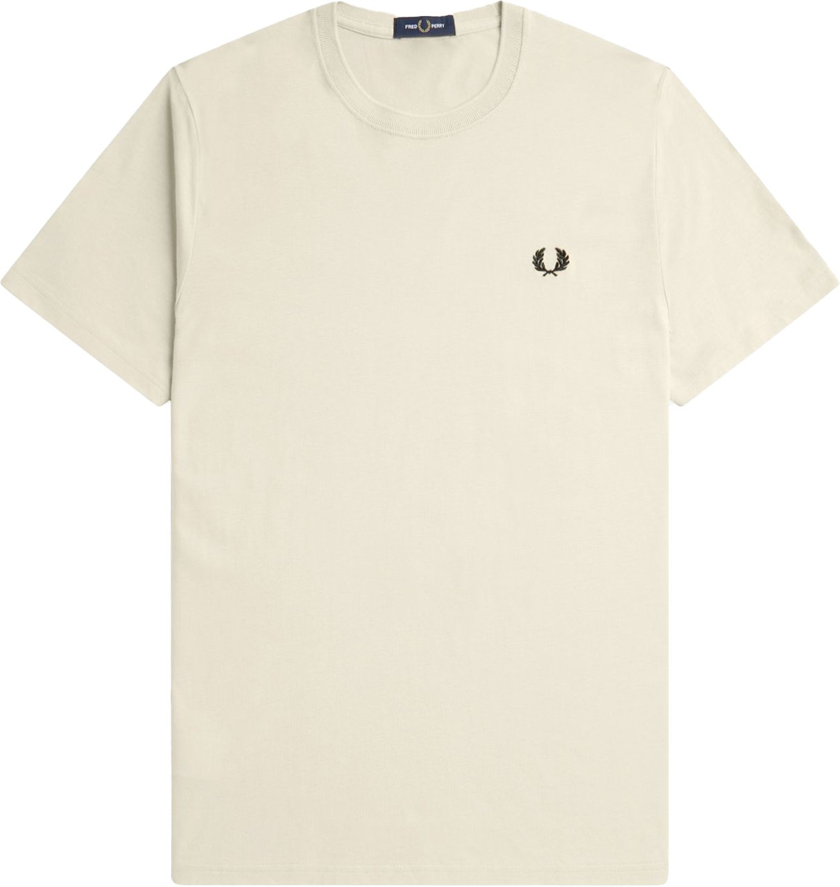 Fred Perry Fred Perry Crew Neck T-Shirt Beige