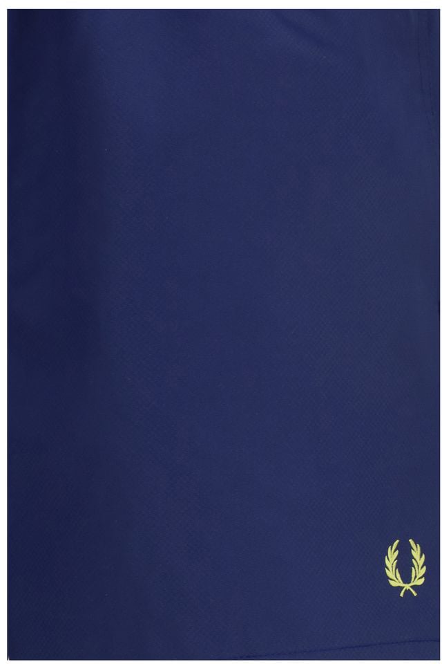 Fred Perry Blue Recycled Polyester Shorts Blauw