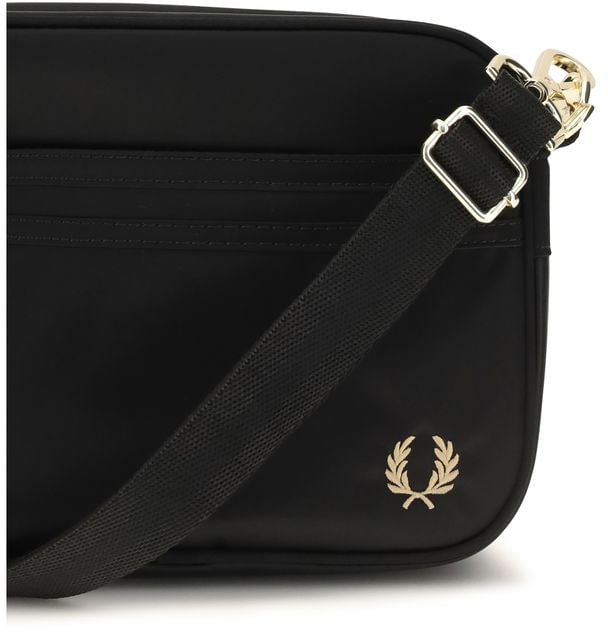 Fred Perry Fred Perry Black Nylon Shoulder Bag Zwart