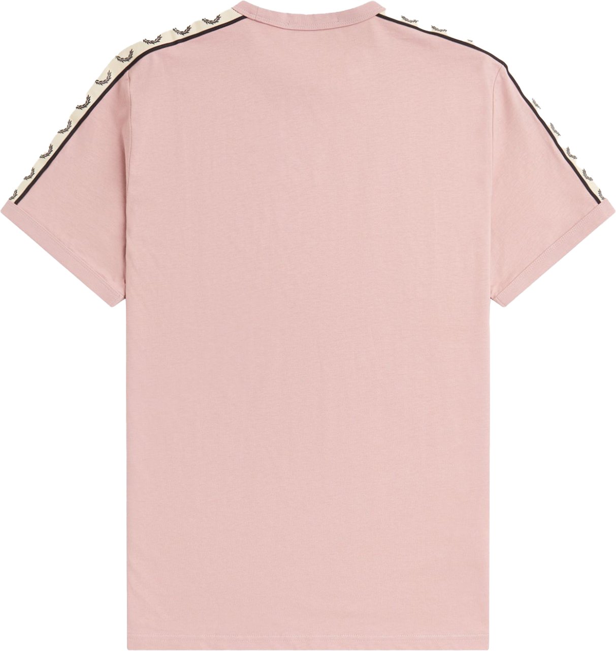 Fred Perry Fred Perry Contrast Tape Ringer T-Shirt Roze