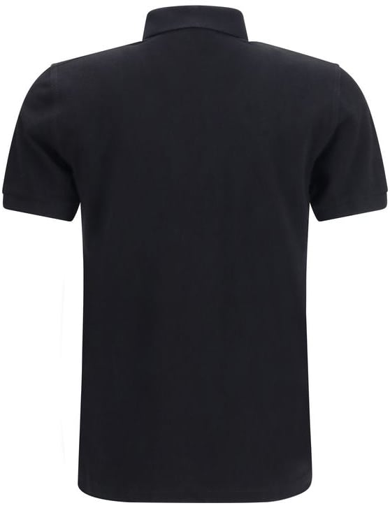 Fred Perry Black Cotton Polo Shirt Zwart
