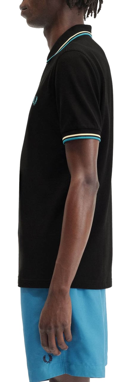 Fred Perry Fred Perry Twin Tipped Fred Perry Shirt Zwart