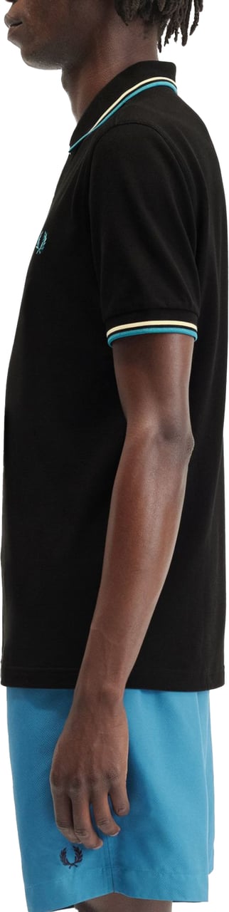 Fred Perry Fred Perry Twin Tipped Fred Perry Shirt Zwart