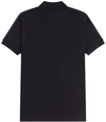 Fred Perry Fred Perry Mesh Taped Polo Shirt Zwart