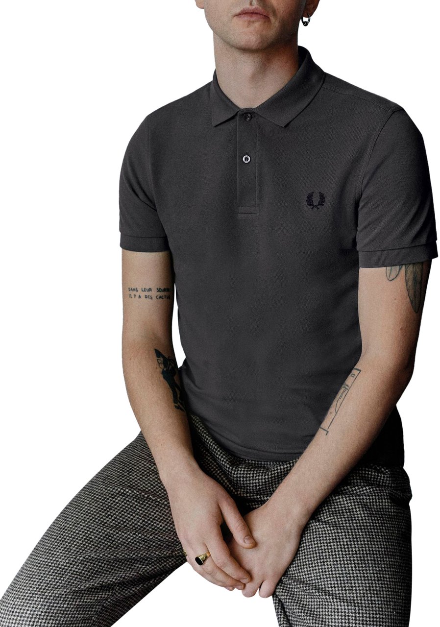 Fred Perry Fred Perry Plain Shirt Grijs
