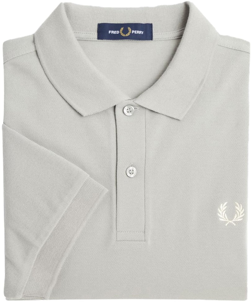Fred Perry Plain Fred Perry Shirt Grijs