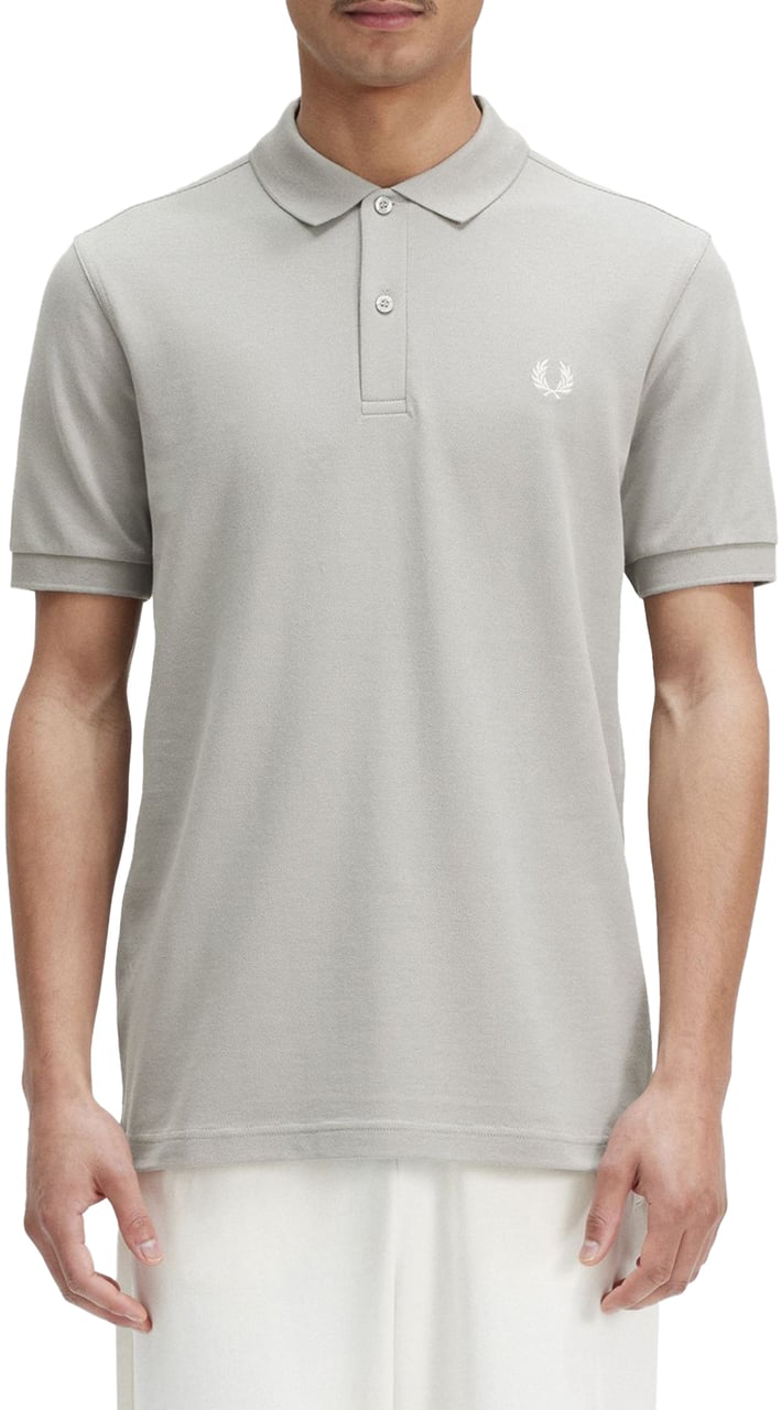 Fred Perry Plain Fred Perry Shirt Grijs