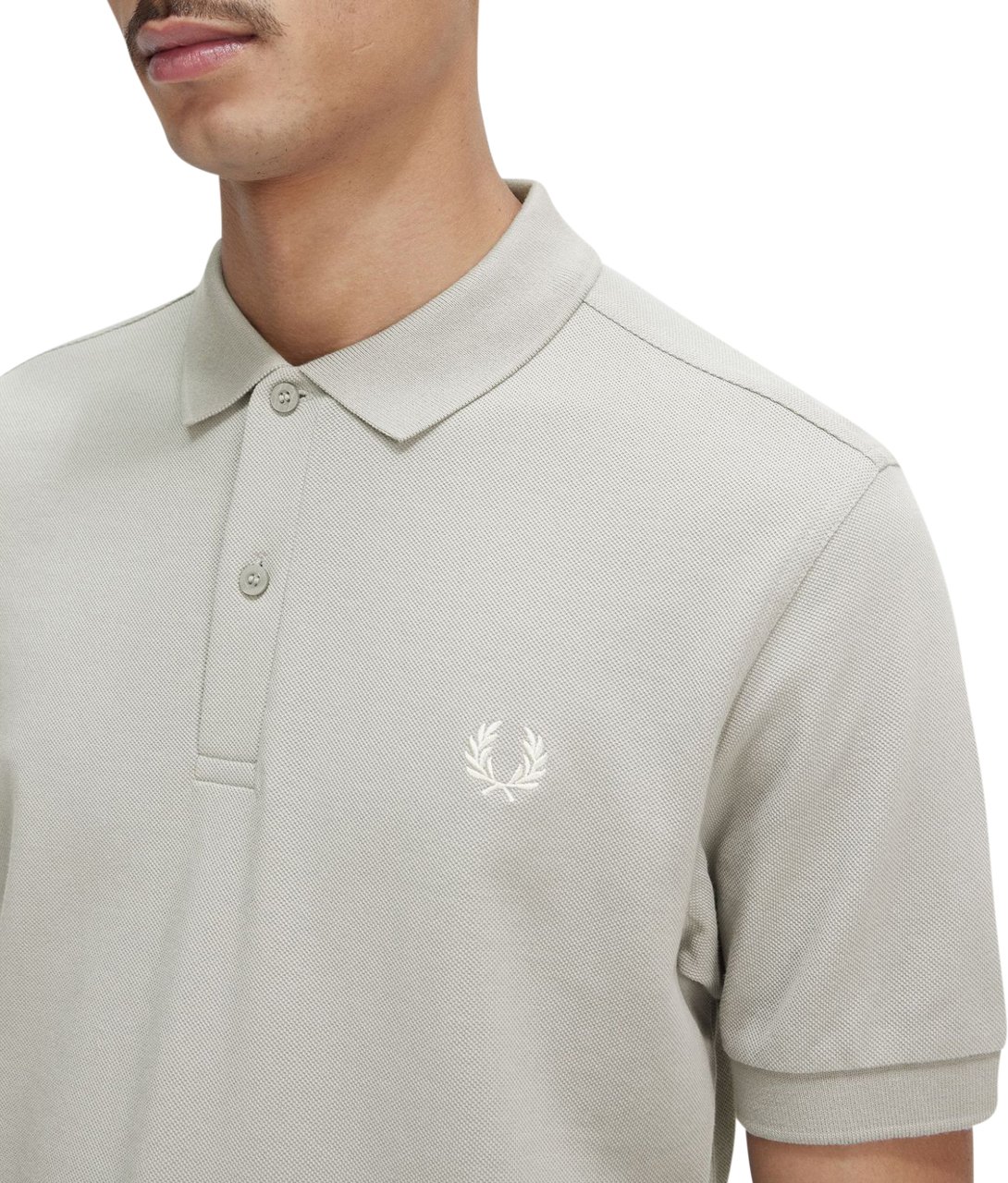 Fred Perry Plain Fred Perry Shirt Grijs