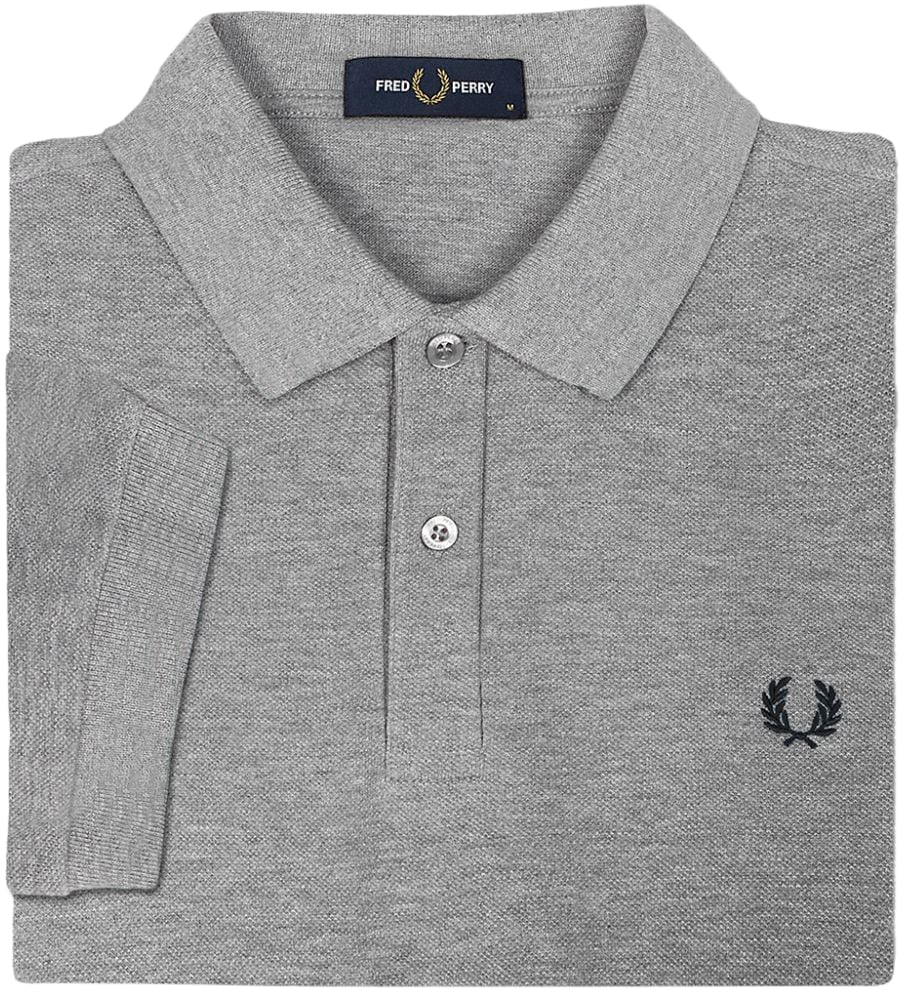 Fred Perry Plain Shirt Grijs