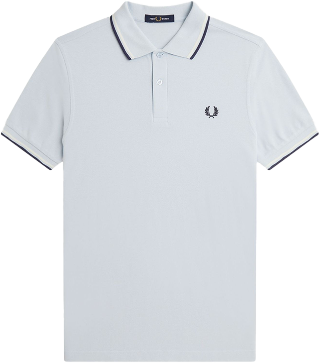 Fred Perry Fred Perry Twin Tipped Fred Perry Shirt Grijs